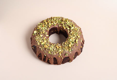 Pistachio Brownie Wreath (GF)