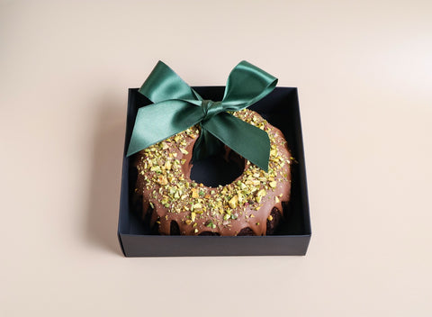 Pistachio Brownie Wreath (GF)