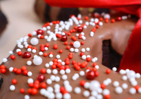 Christmas Brownie Wreath (GF)